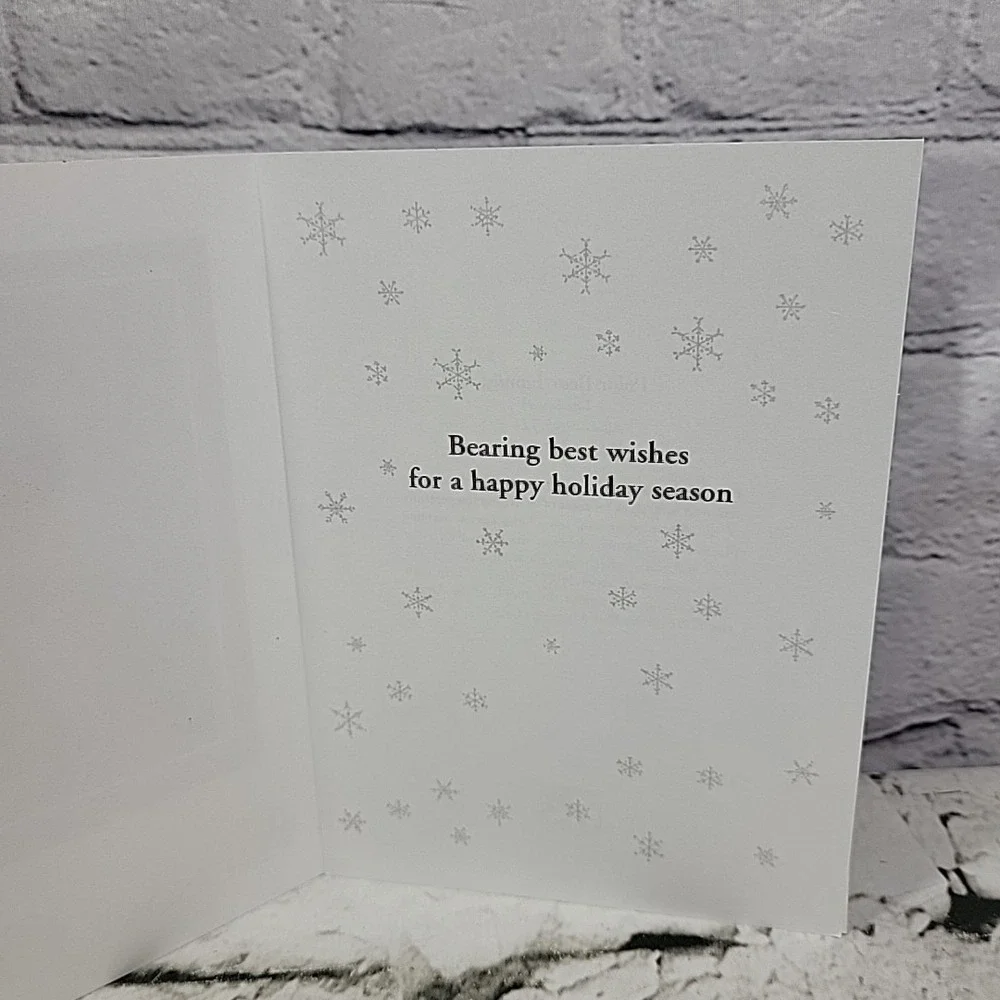 Christmas Cards Lot Of 6 Seasons Greetings Bears Penguin Peace On Earth